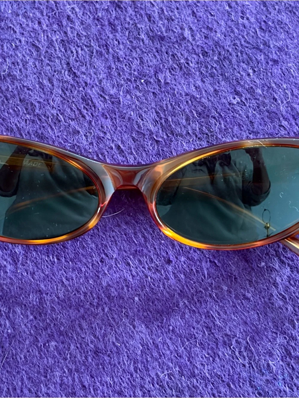 Vintage Thierry Mugler Tortoiseshell Oval Sunglasses - cat eye